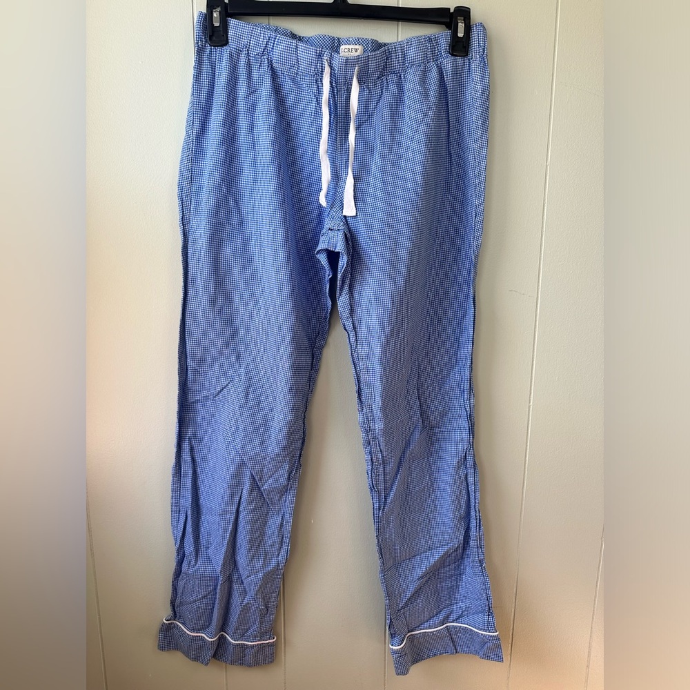 J. Crew Blue Relaxed Fit Sweatpants with Elastic Waistband